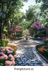 Garden landscape design