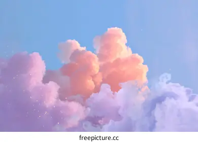 pink clouds