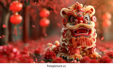 Lion Dance Costume
