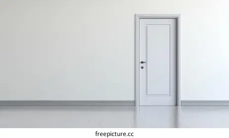 white door