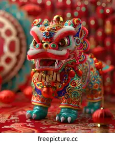 Lion Dance Head
