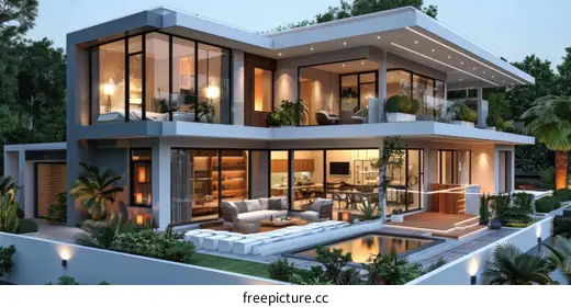 modern home