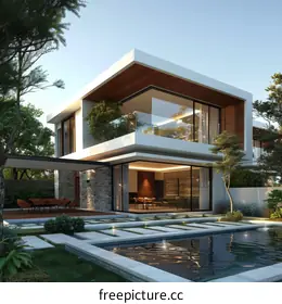 modern villa