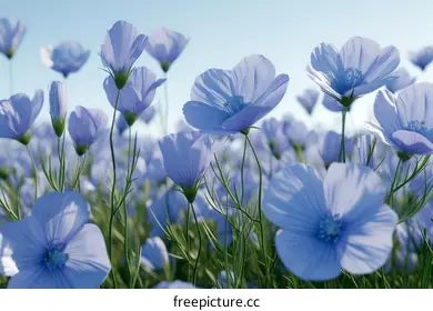 blue flowers