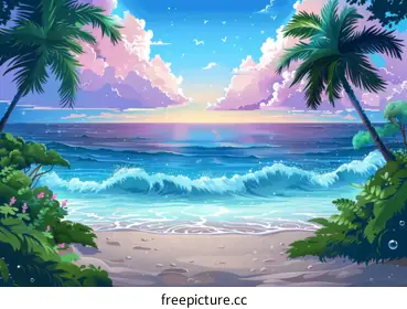 tropical beach