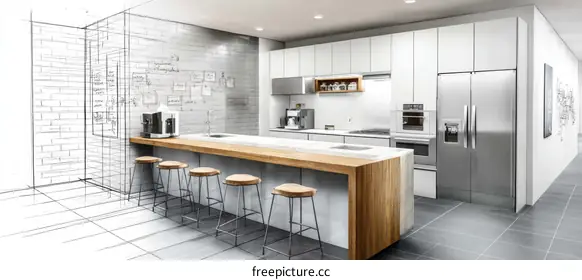 modern kitchen