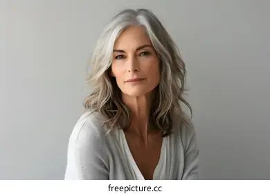 silver hair