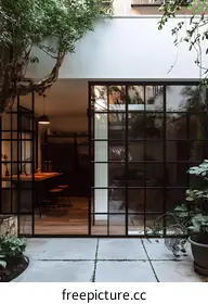 glass doors