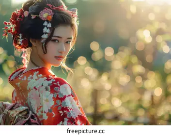 kimono woman