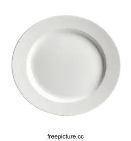 white plate