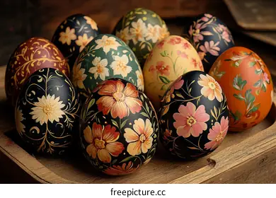 painted eggs