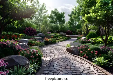 Garden landscape design