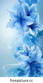 blue flowers