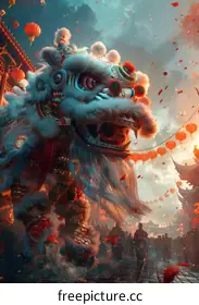 Types of lion dance