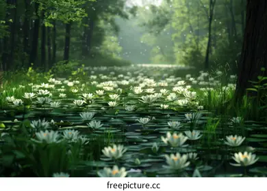 water lilies