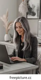 gray hair