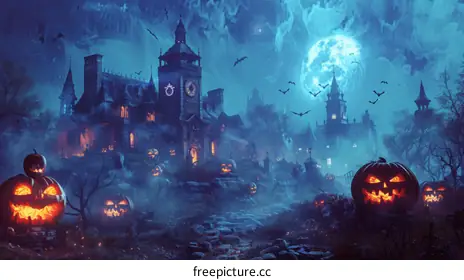 Halloween haunted house