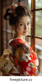 woman in kimono