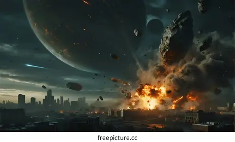 apocalyptic scene