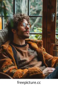 looking out the window