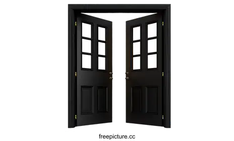 black door