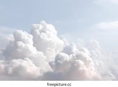 fluffy clouds