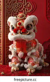 Lion dance performance
