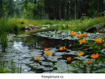 water lilies