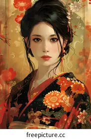 kimono woman