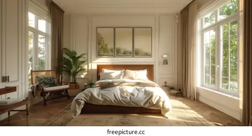 comfortable bedroom