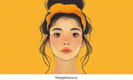 yellow background
