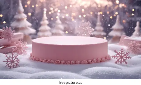 pink cake