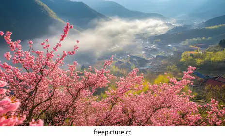 spring scenery