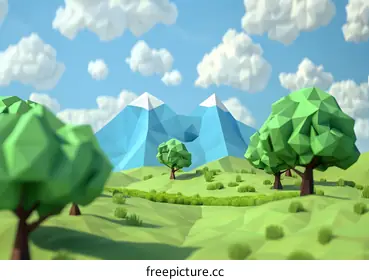 low poly