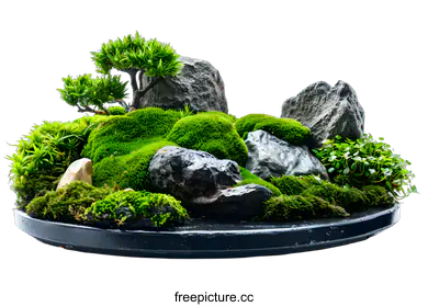 green moss