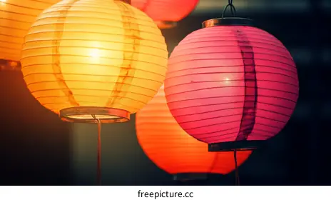 paper lanterns