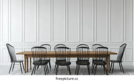 black chairs