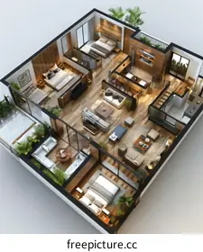 spacious layout