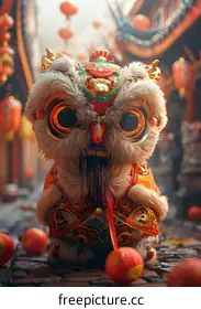 Lion Dance Costume