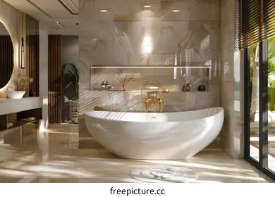luxury bathroom