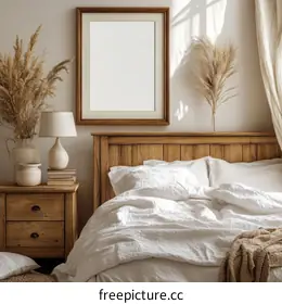 wooden headboard