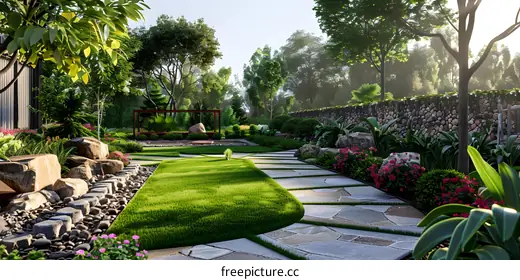 Garden landscape design