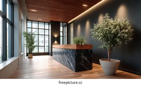 reception desk