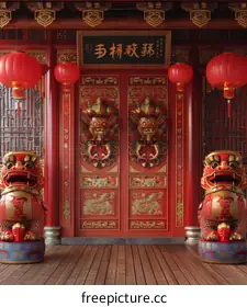 Chinese courtyard