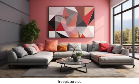 geometric painting