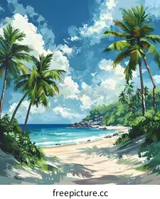 tropical beach