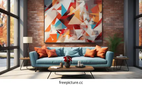 geometric painting