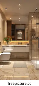 bathroom mirror