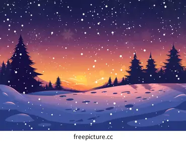 winter scene