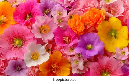 colorful flowers